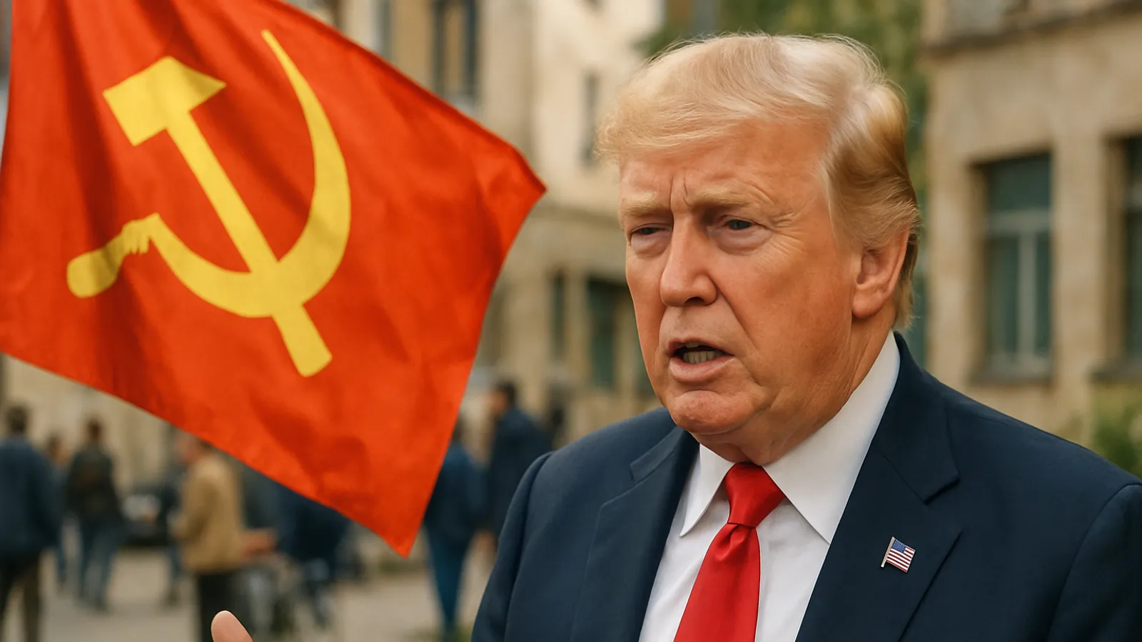 Trump sagte, dass mit Kommunismus alles schlecht wird.