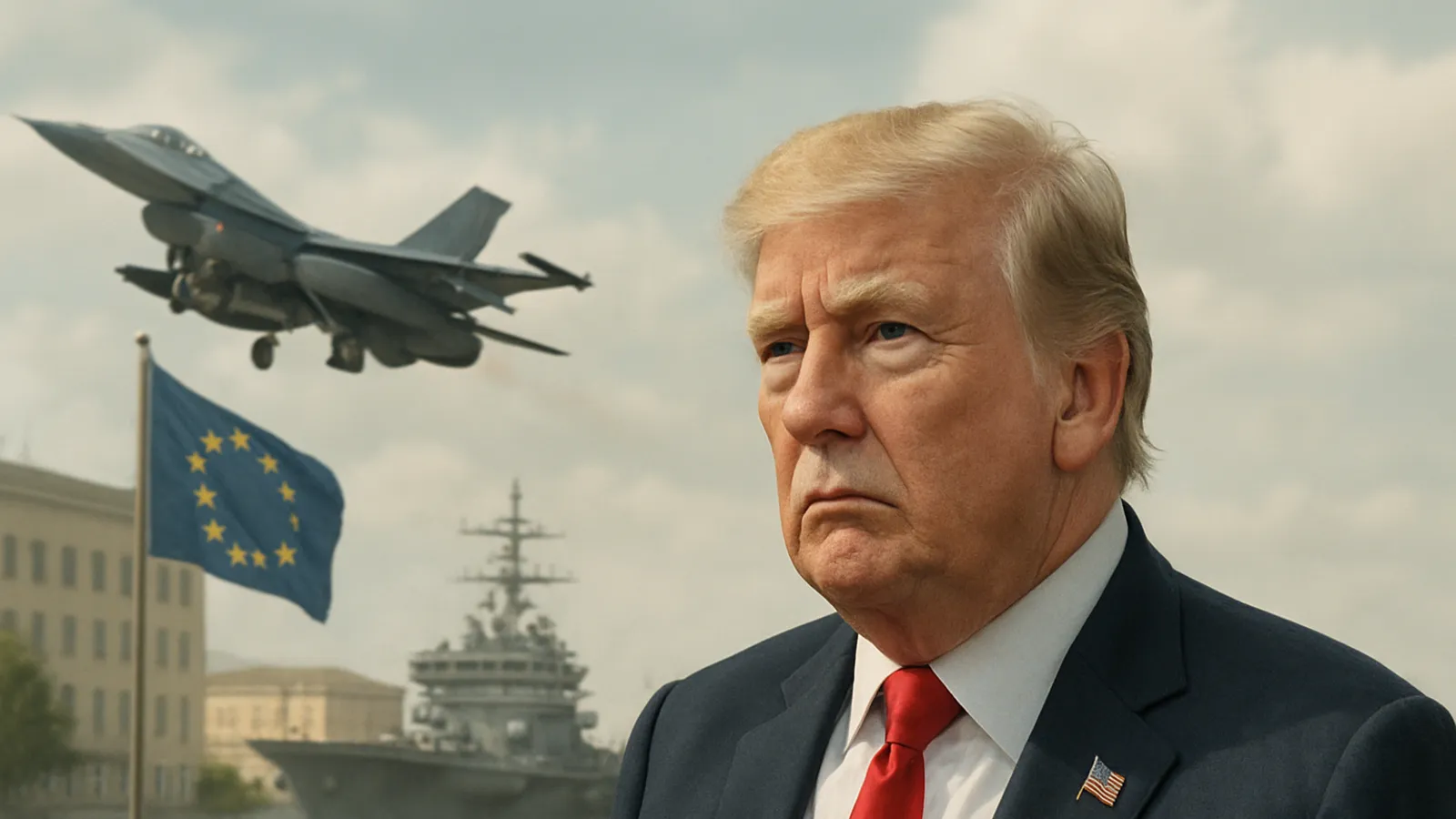 Trump zieht Kampfjets und Kriegsschiffe aus Europa ab.
