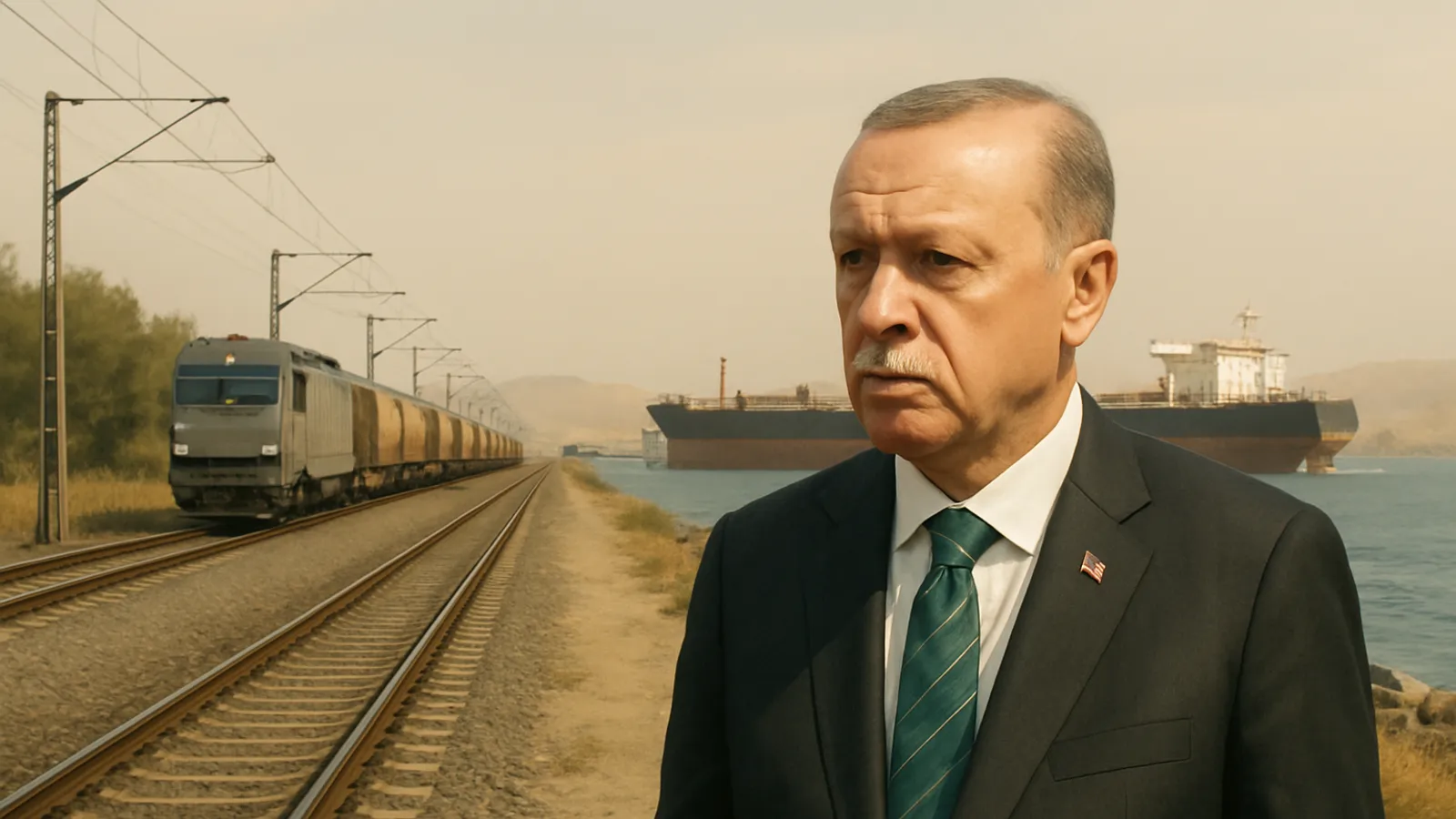 Türkei plant Bahnlinie als Alternative zur Straße von Hormus.