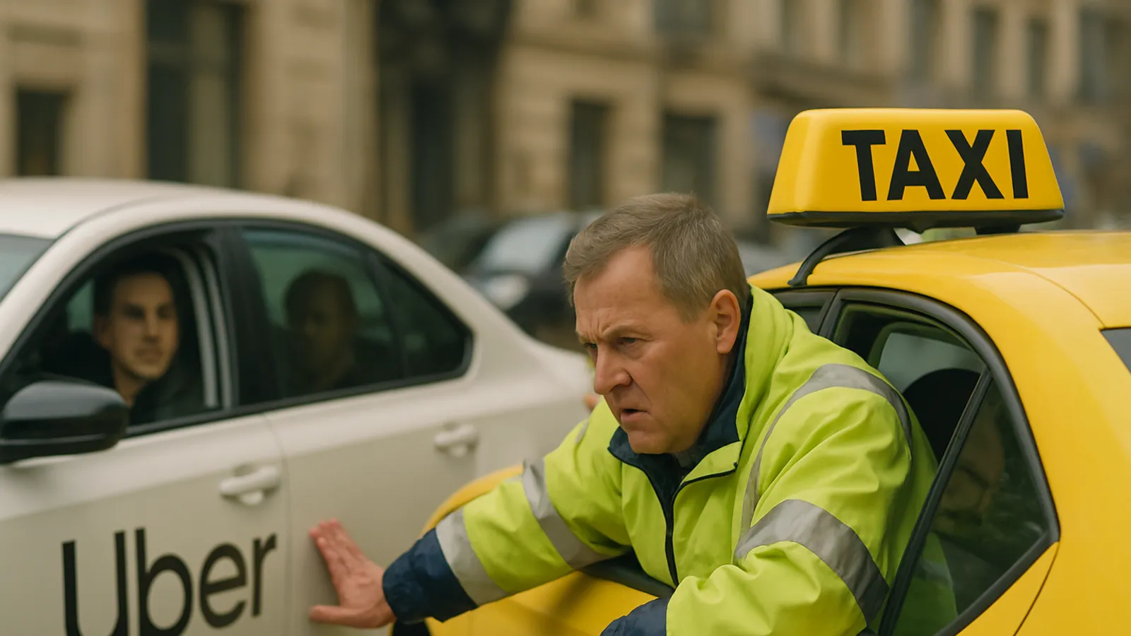 Uber und Bolt greifen den Taximarkt an.