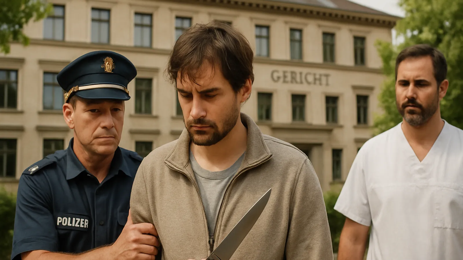 After knife attack in Ulm, court orders psychiatric commitment.