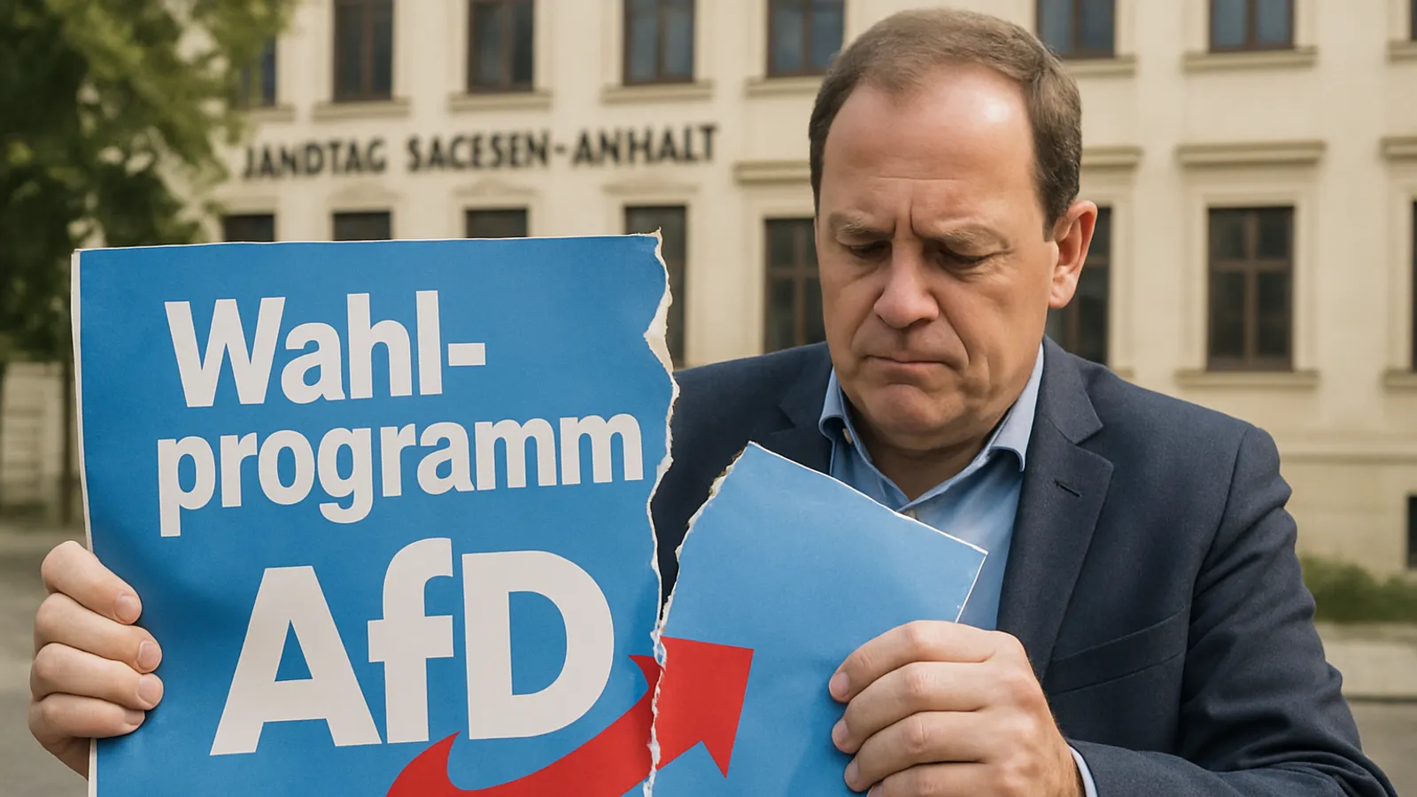 Ulrich Siegmund relativiert Wahlversprechen der AfD in Sachsen-Anhalt.