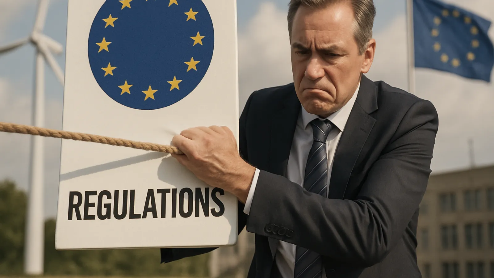 Unternehmer wollen Klimaschutz, empfinden jedoch hohe EU-Auflagen als Gängelung.
