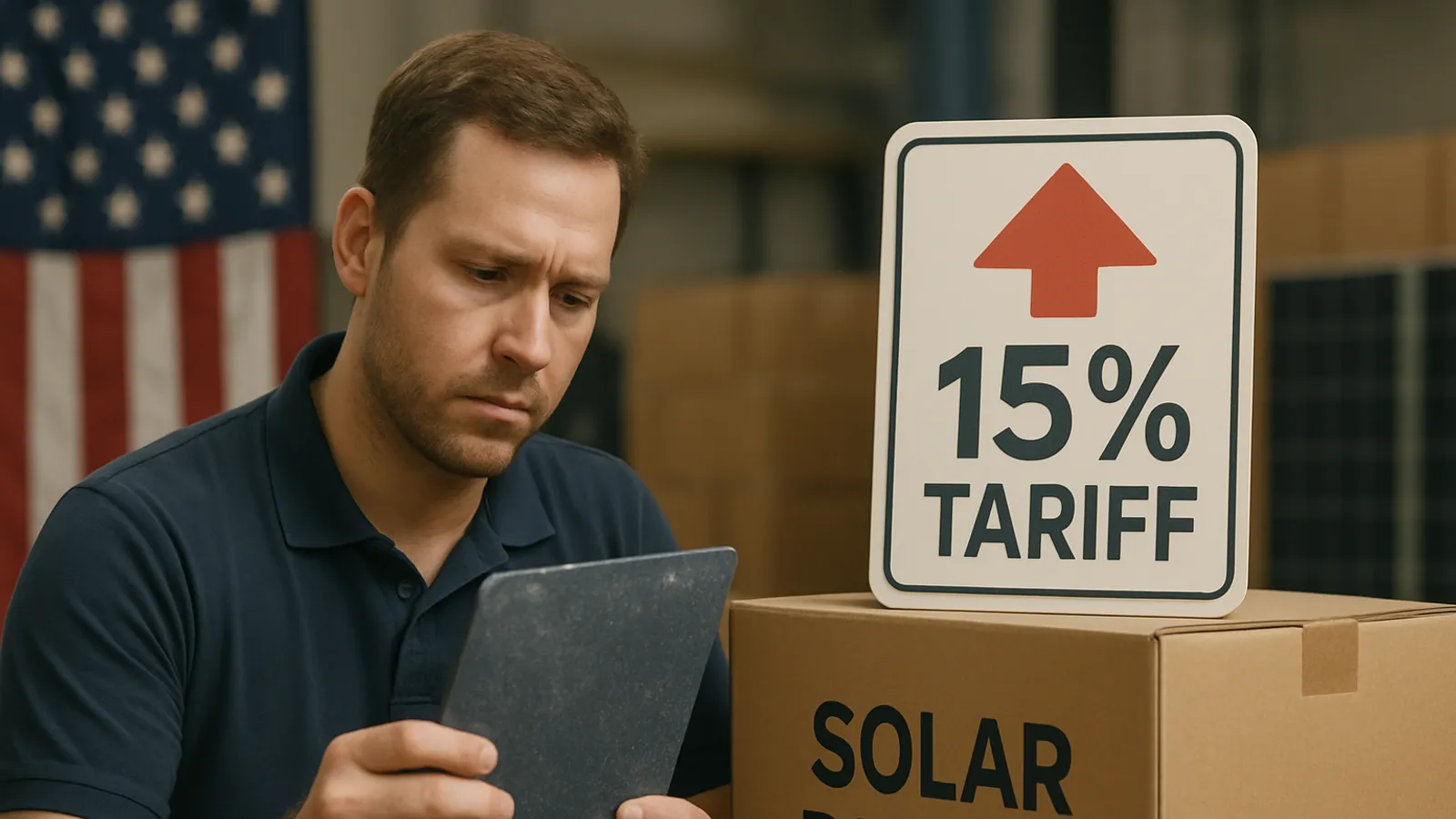 The U.S. is imposing a 15% tariff on polysilicon imports to protect domestic industry.