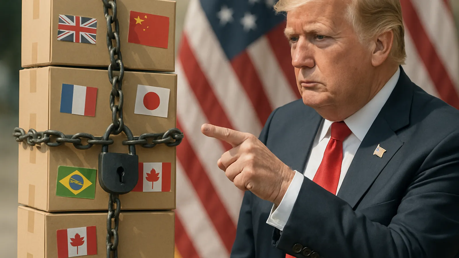 Trump kündigt neue Zölle gegen 60 Handelspartner an.