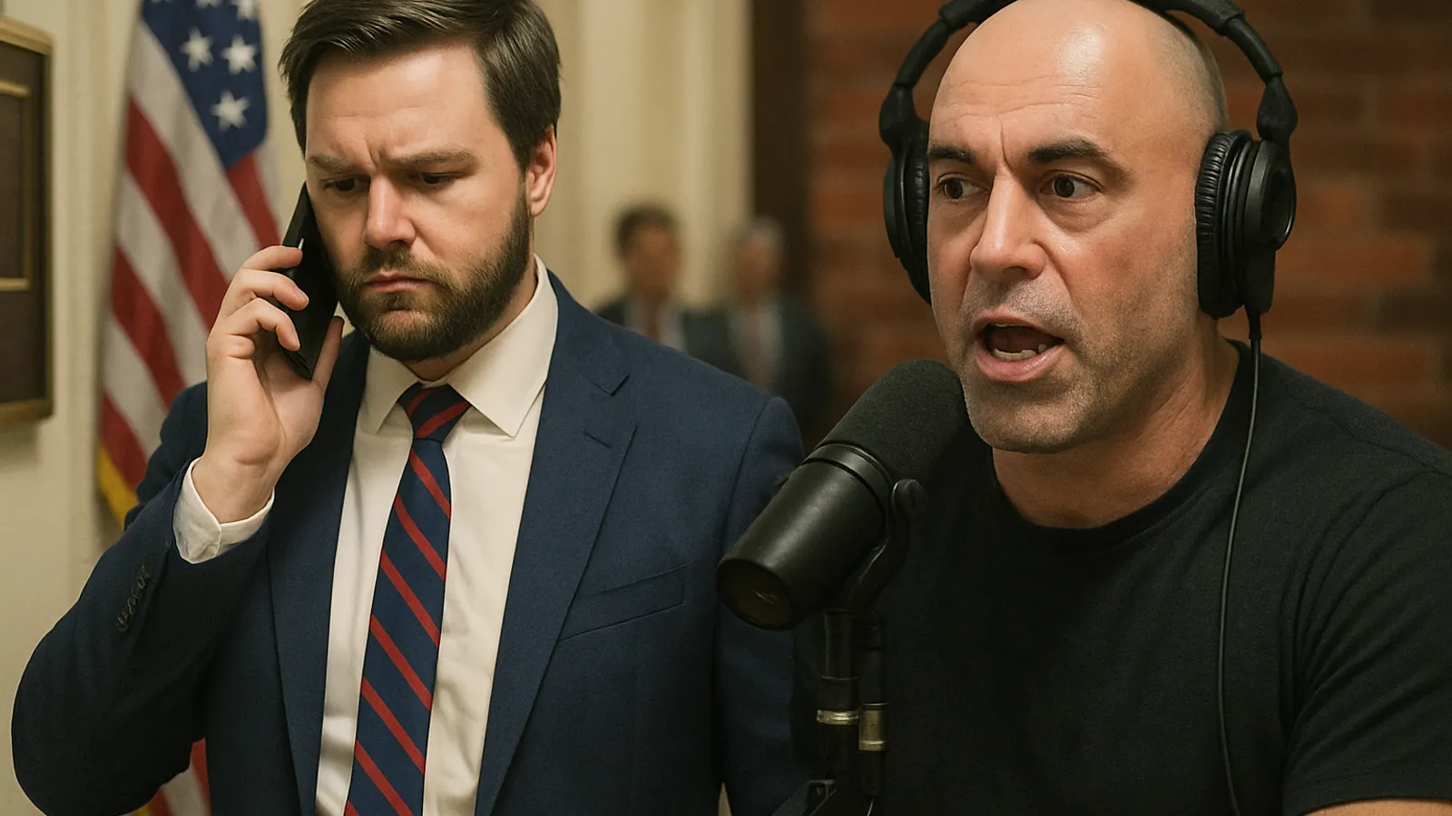 Vance hat ein Treffen mit GOP-Abgeordneten abgesagt, um bei Joe Rogan aufzutreten.