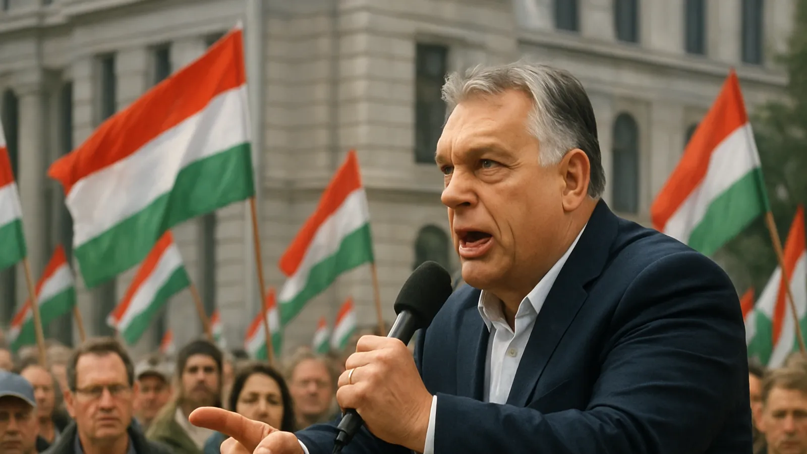 Viktor Orbán ruft seine Anhänger zum Widerstand gegen die neue Regierung auf.