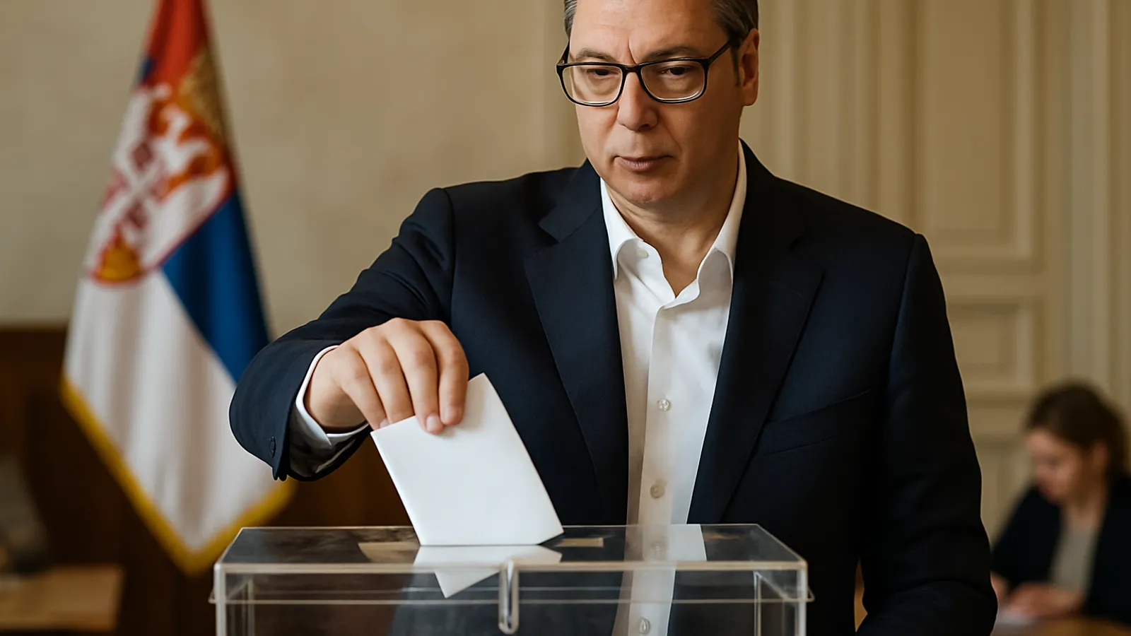 Vučić kündigt an, noch einige Wochen Präsident zu bleiben und Neuwahlen anzusetzen, um wieder Spitzenkandidat zu werden.