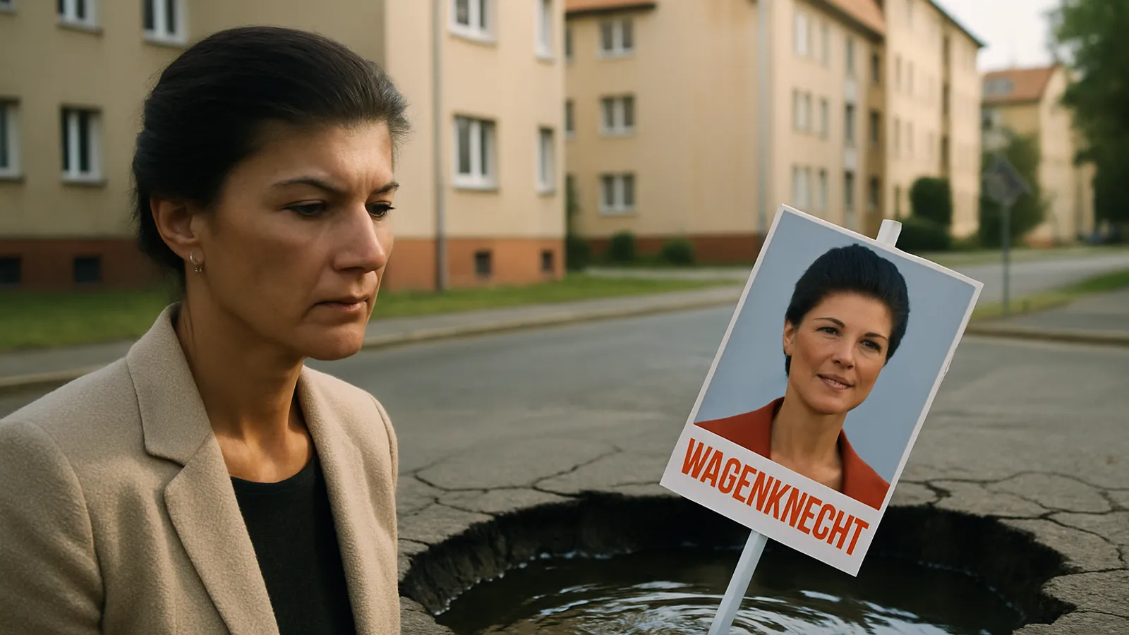 BSW founder Sahra Wagenknecht could face political collapse in eastern Germany.