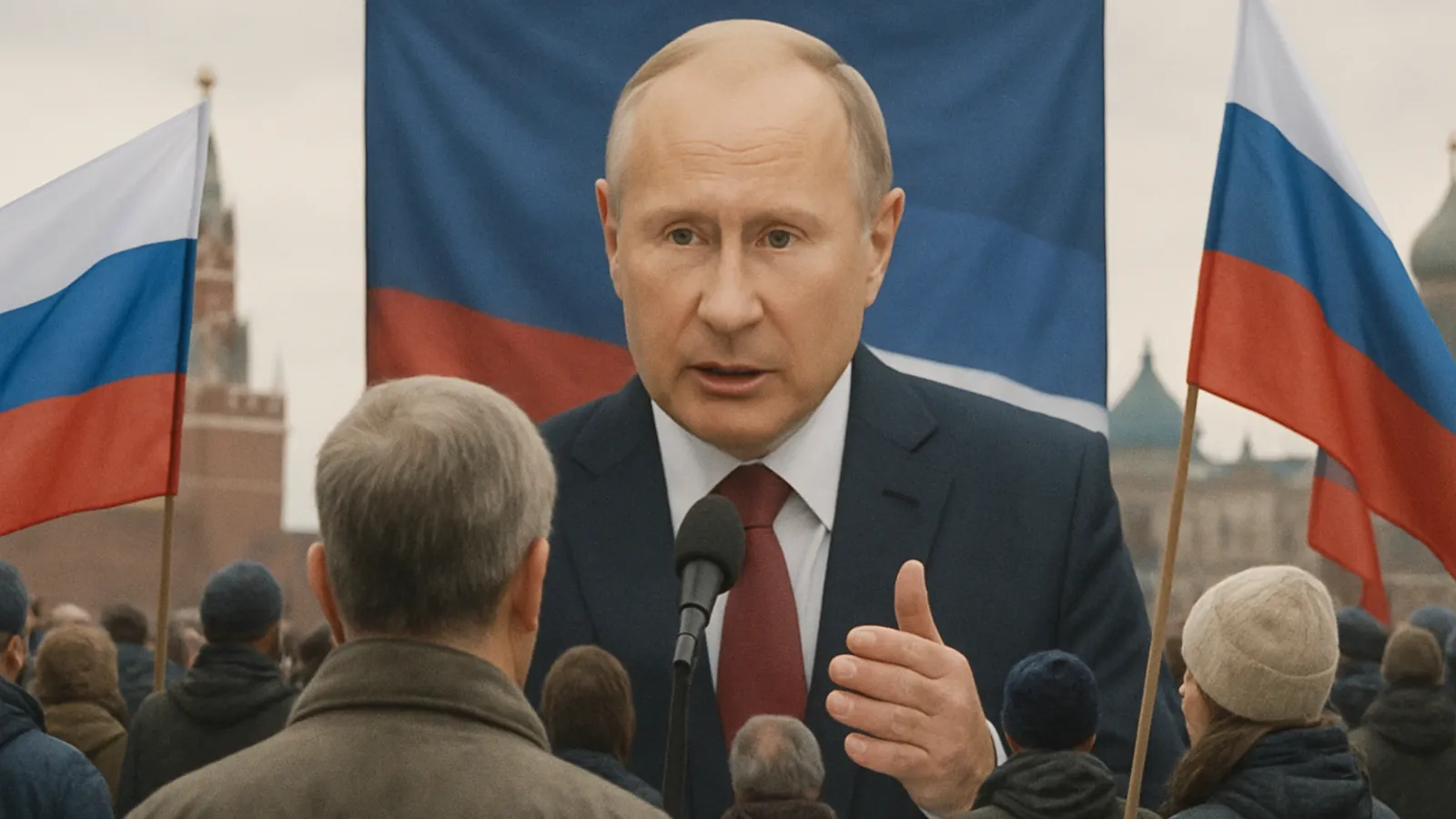 Wahlkampfauftakt in Russland: Putin beschwört nationale Geschlossenheit