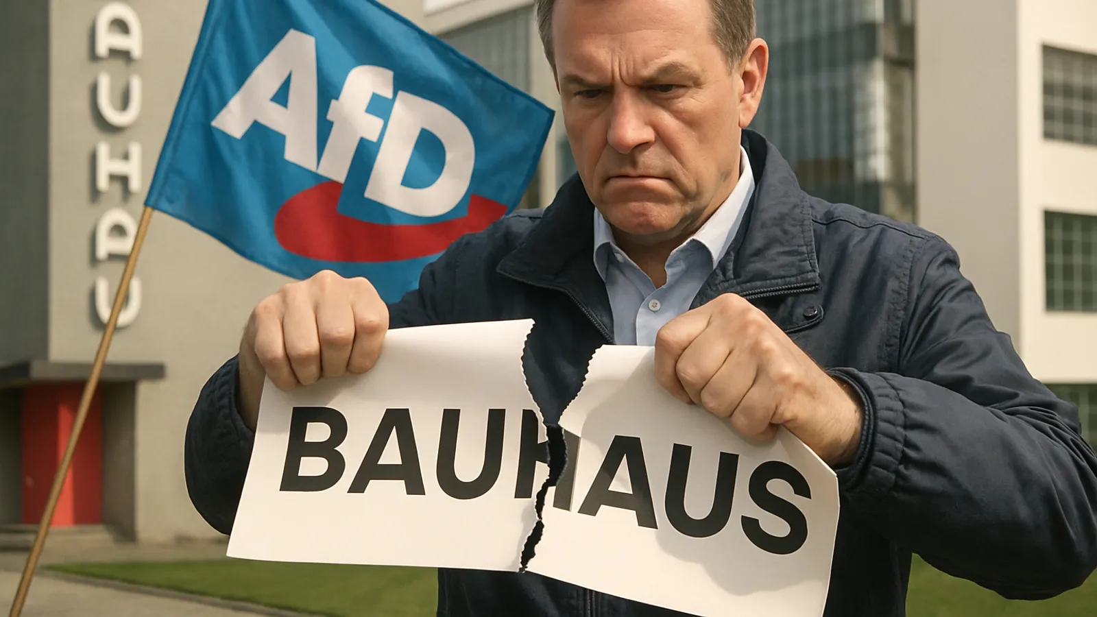 Was deutsch sein darf: Die AfD und ihr Hassobjekt Bauhaus