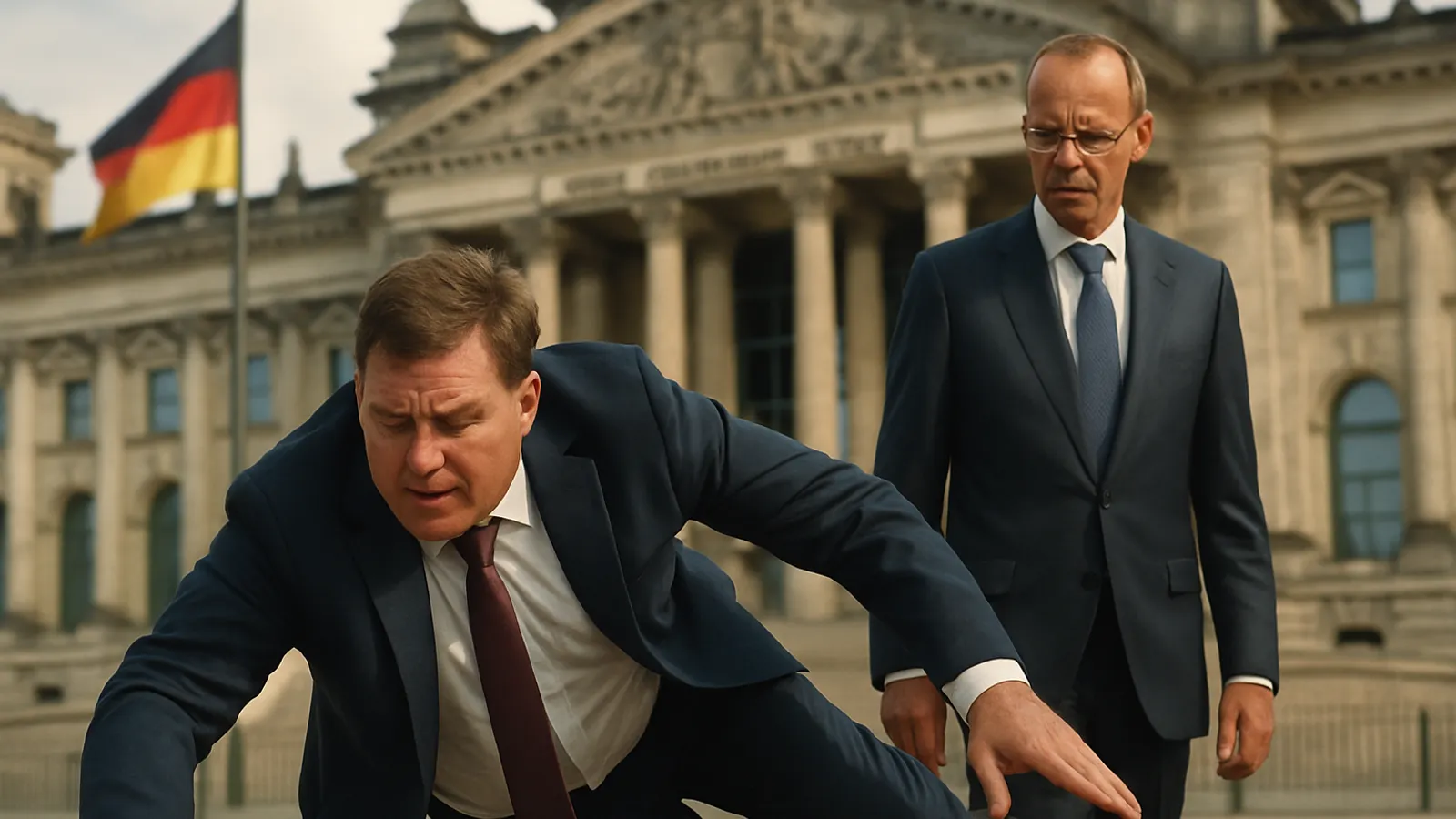 Wegners Sturz wird zum Problem für Merz.