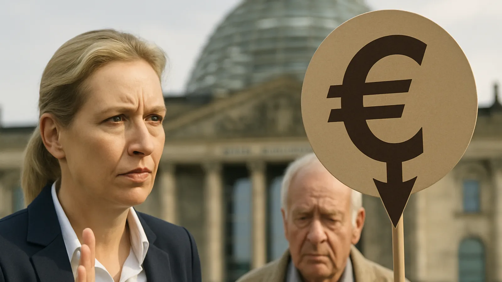 Weidel kritisiert die Zumutungen der Rentenkommission.