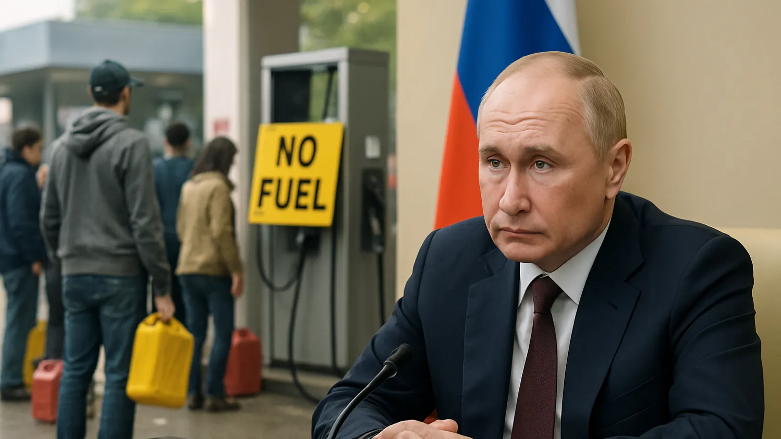 Wladimir Putin beruft wegen Treibstoffmangels eine Krisensitzung ein.