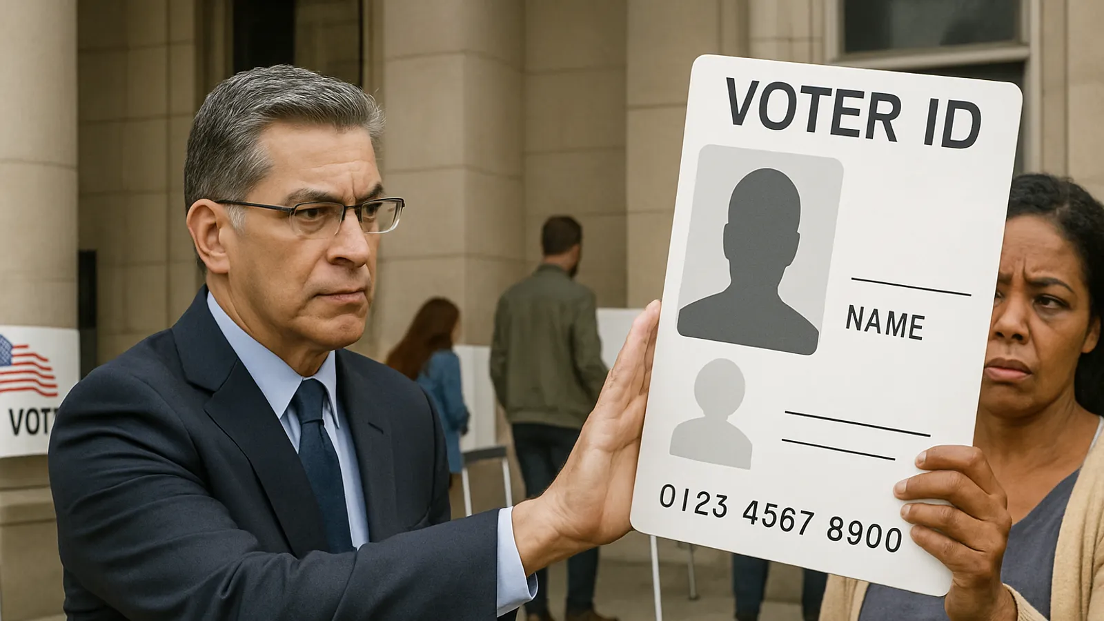 Xavier Becerra führt die Demokraten im Kampf gegen das Wählerausweisgesetz in Kalifornien.